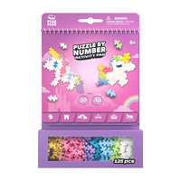 Plus-Plus - Activity Pad - Puzzle by Number - Fairy Tale Unicorns