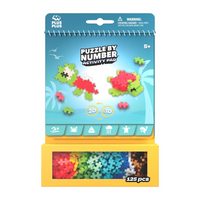 Plus-Plus - Activity Pad - Puzzle by Number - Ocean