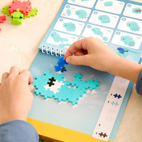 Plus-Plus - Activity Pad - Puzzle by Number - Ocean