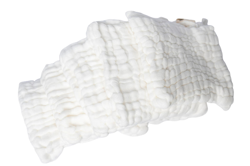 Organic Cotton Reusable Baby Wipes (5-Pack)