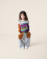 Wide Leg Pants Stripes