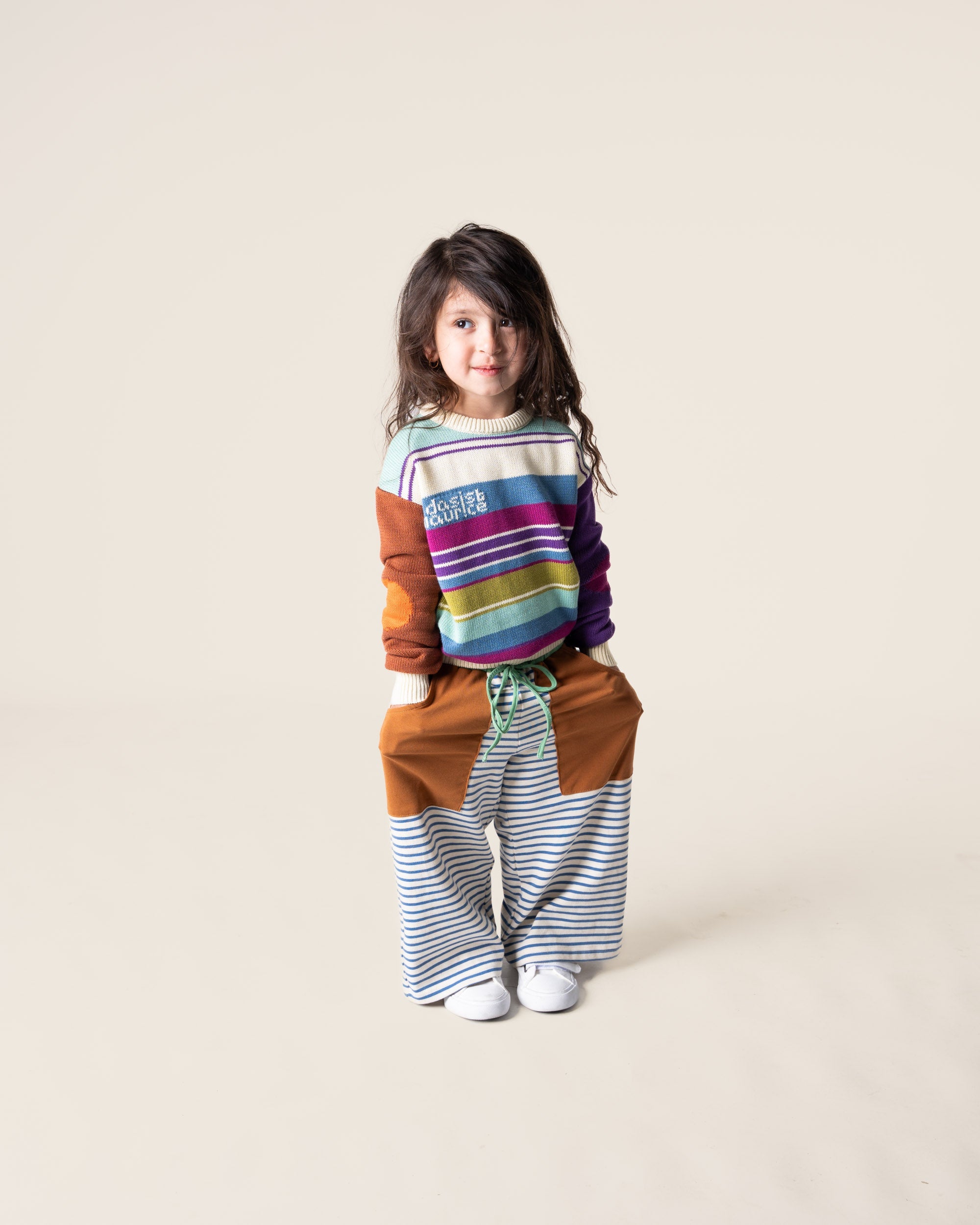 Wide Leg Pants Stripes
