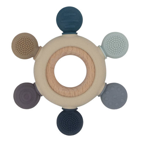 Multi-Surface Teething Wheel - Rose