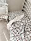 Bow Peep Fur Lined Cot Blanket