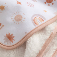 Jersey Sherpa Blanket - Bohemian Bliss