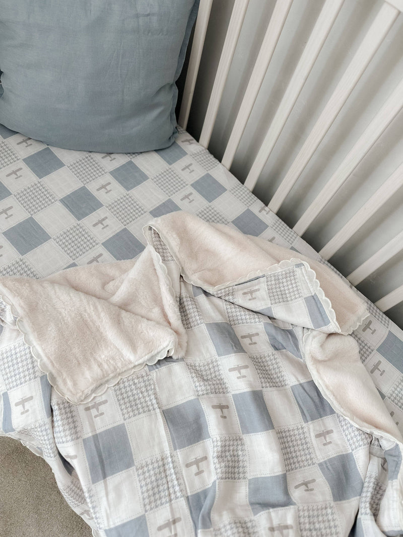 Wright Flyer Fur Lined Cot Blanket