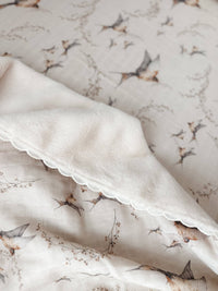 Nightingale Fur Lined Cot Blanket
