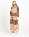 Jemma Tiered Maxi Dress - Multi Ditsy