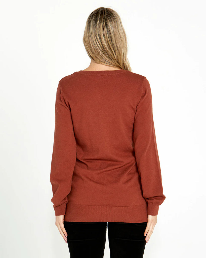 Peggy Side Zip Knit Top