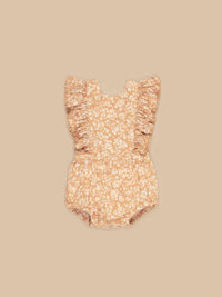 FLORAL WARM GLOW FRILL PLAYSUIT