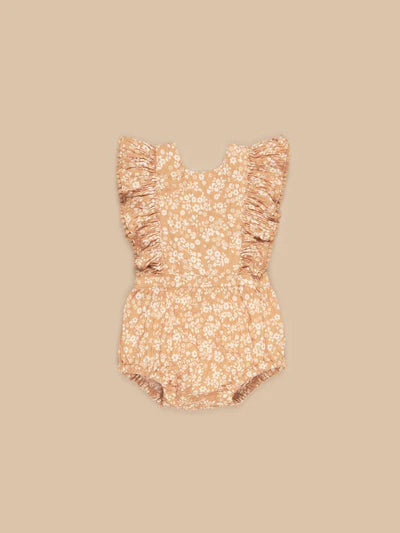 FLORAL WARM GLOW FRILL PLAYSUIT