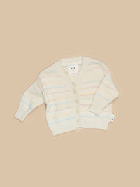 PASTEL STRIPE BOXY CARDI