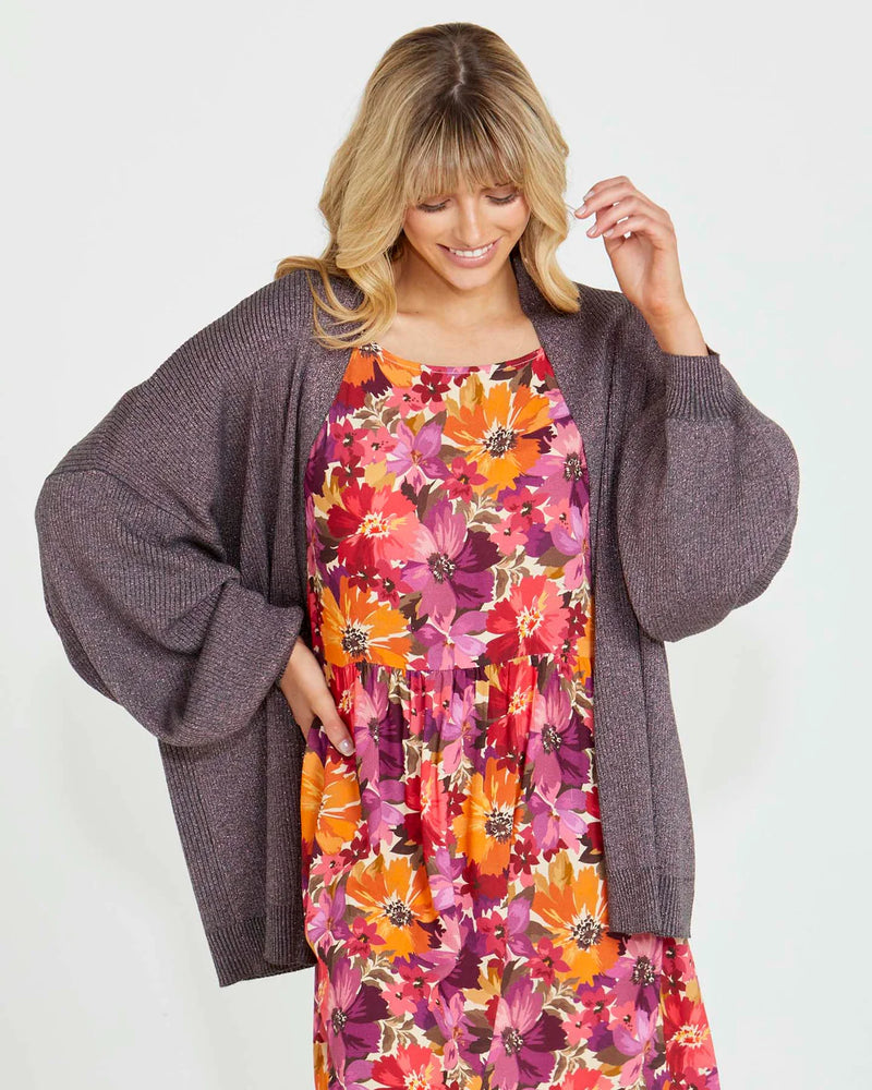 Madeline Lurex Knit Cardi
