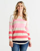 SOPHIE KNIT JUMPER - DAWN STRIPE