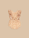 FLORAL WARM GLOW FRILL PLAYSUIT