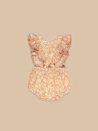 FLORAL WARM GLOW FRILL PLAYSUIT