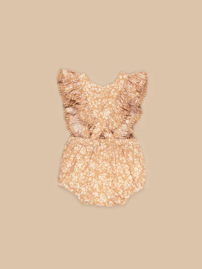 FLORAL WARM GLOW FRILL PLAYSUIT