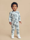 DINO HERO ZIP ROMPER