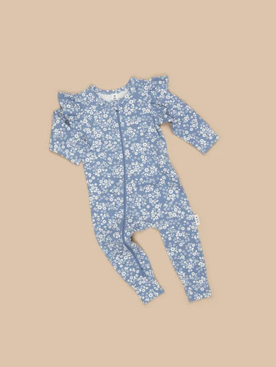 FLORAL LAKE ZIP ROMPER