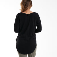 PHOEBE TOP - BLACK