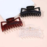 SOLID COLOUR LARGE CLAW CLIPS