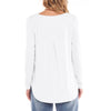 EVANNA LONG SLEEVE TOP - WHITE