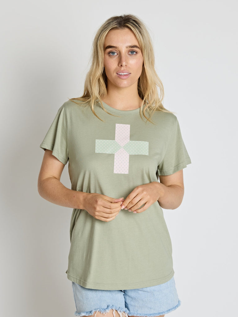Sage Logo Cross T-Shirt