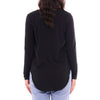 MEGAN LONG SLEEVE TOP - BLACK